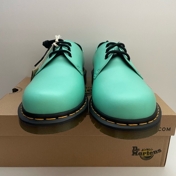 Dr. Martens 1461 Smooth Leather Oxford Shoe Peppermint Green - Picture 3 of 9